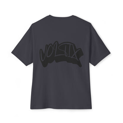 Trendy Voltix Unisex Oversized Boxy Tee with Urban Graffiti Design