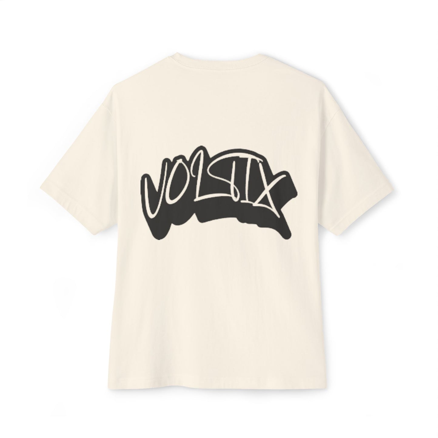 Trendy Voltix Unisex Oversized Boxy Tee with Urban Graffiti Design