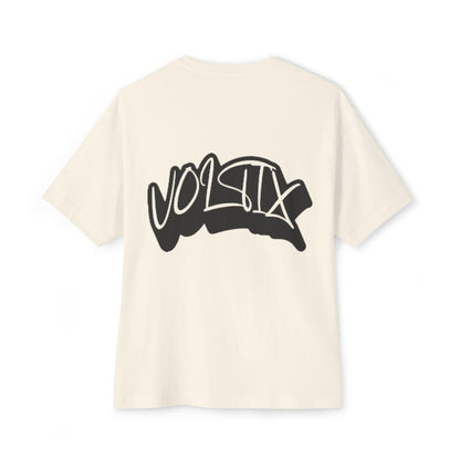 Trendy Voltix Unisex Oversized Boxy Tee with Urban Graffiti Design