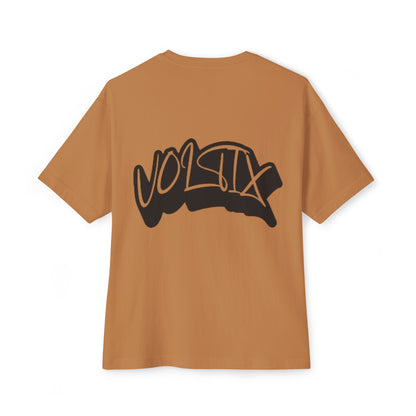 Trendy Voltix Unisex Oversized Boxy Tee with Urban Graffiti Design