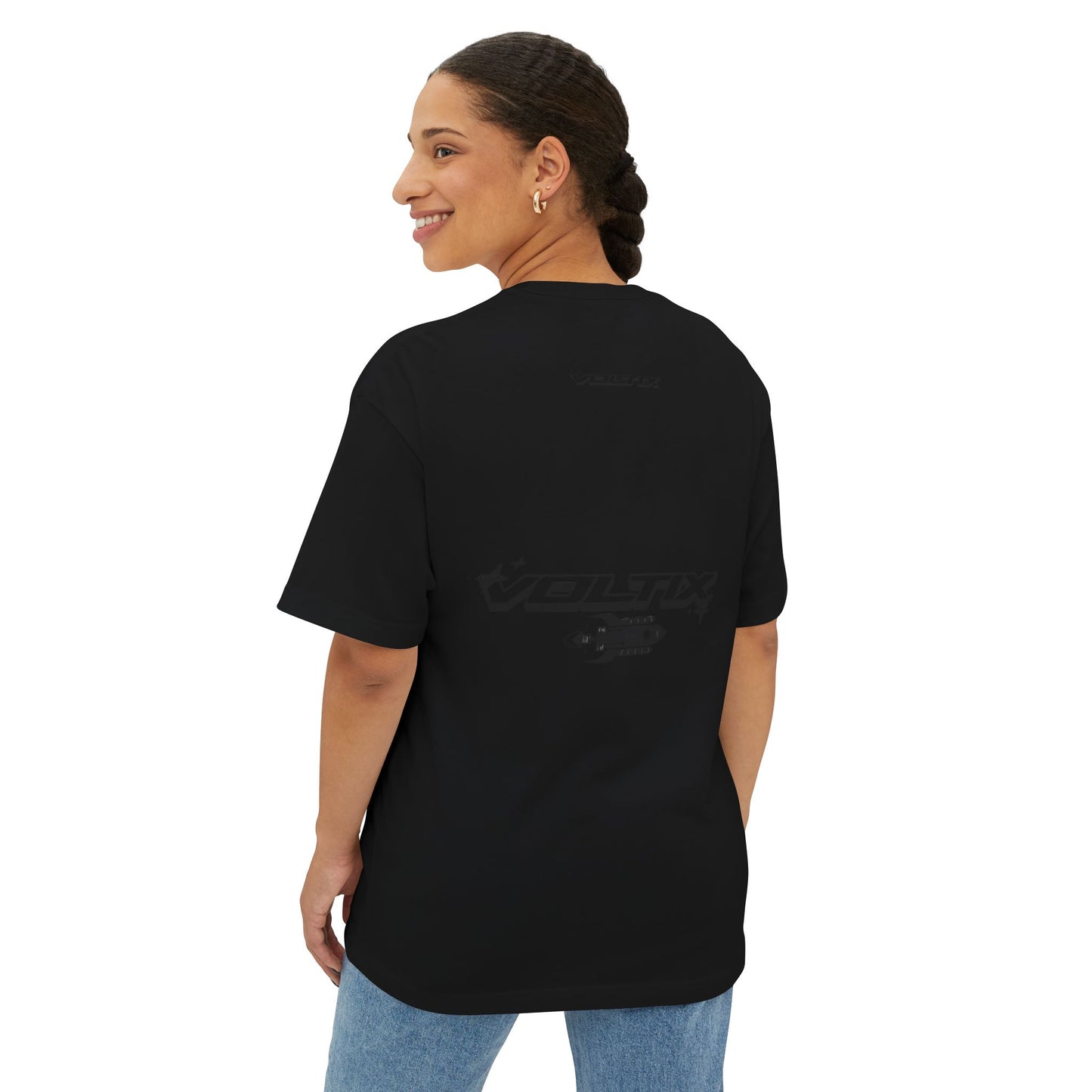 Unisex Oversized Boxy Tee - VOLTIX Graphic Tee for Casual Style