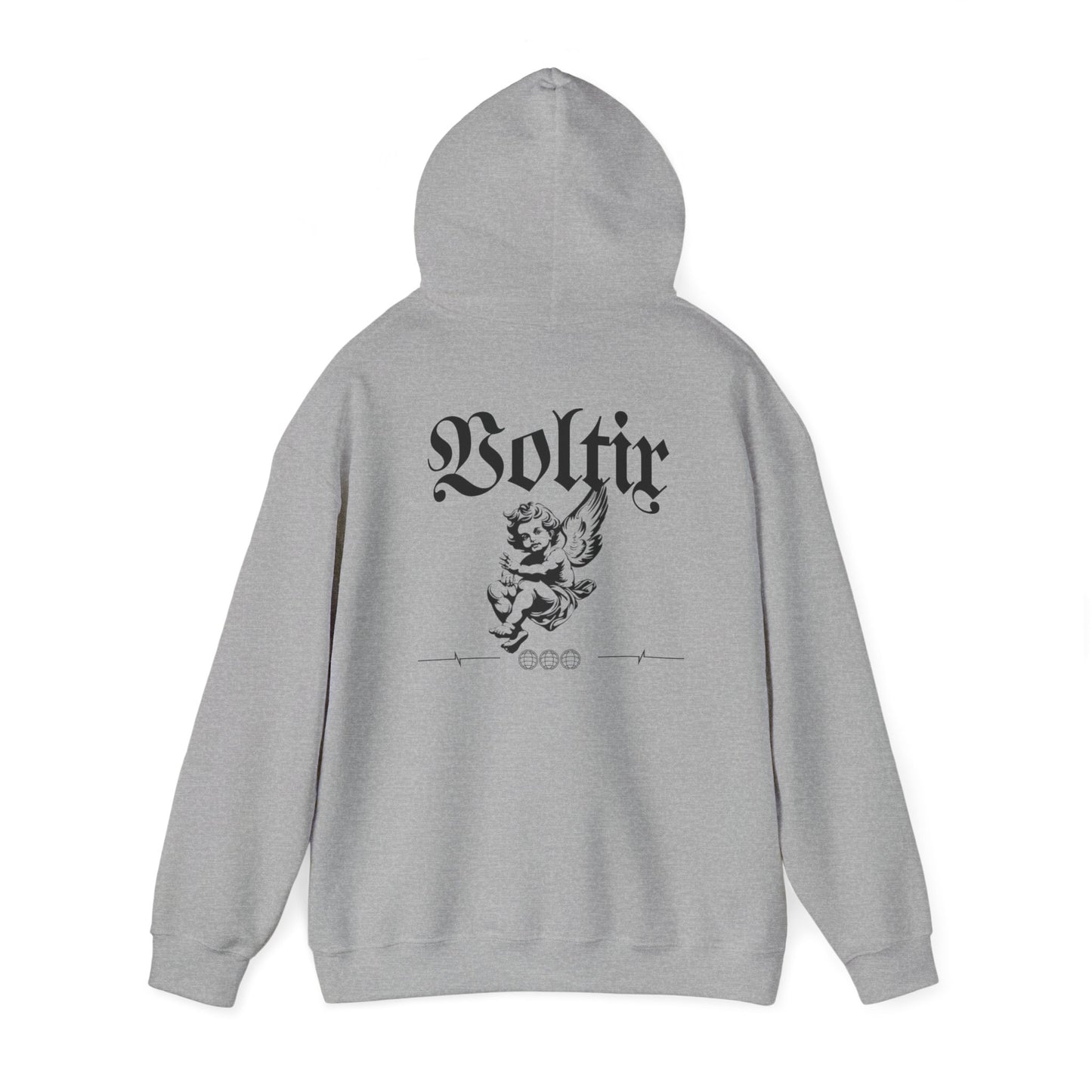 Copy of Casual Unisex Hoodie with Voltix Angel Graphic Design - Perfect for Everyday Wear