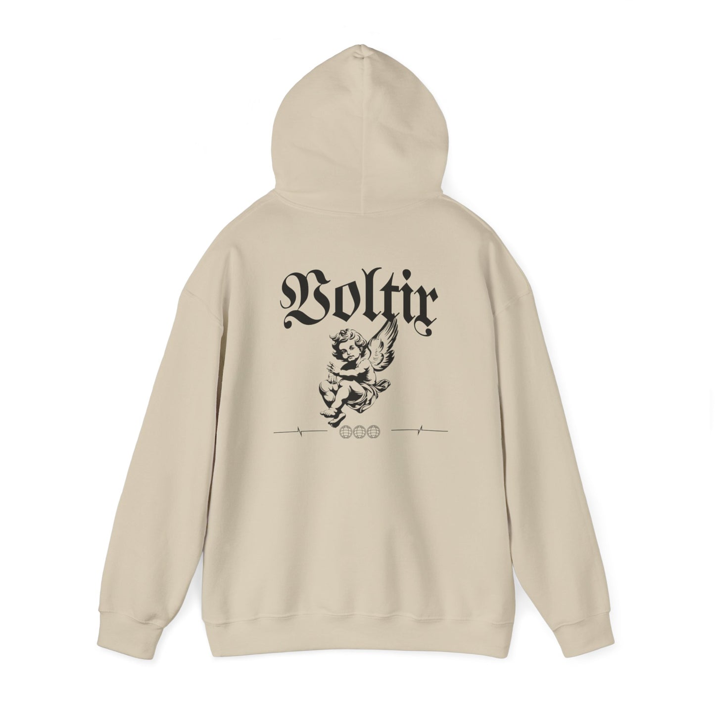 Copy of Casual Unisex Hoodie with Voltix Angel Graphic Design - Perfect for Everyday Wear