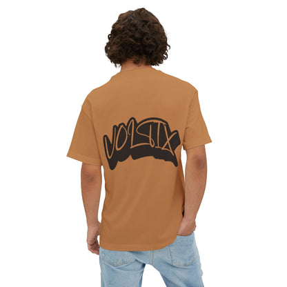 Trendy Voltix Unisex Oversized Boxy Tee with Urban Graffiti Design