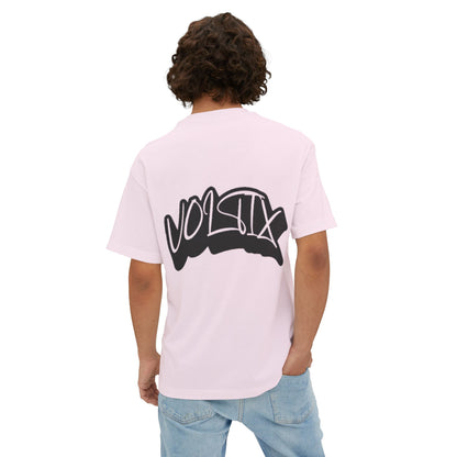 Trendy Voltix Unisex Oversized Boxy Tee with Urban Graffiti Design