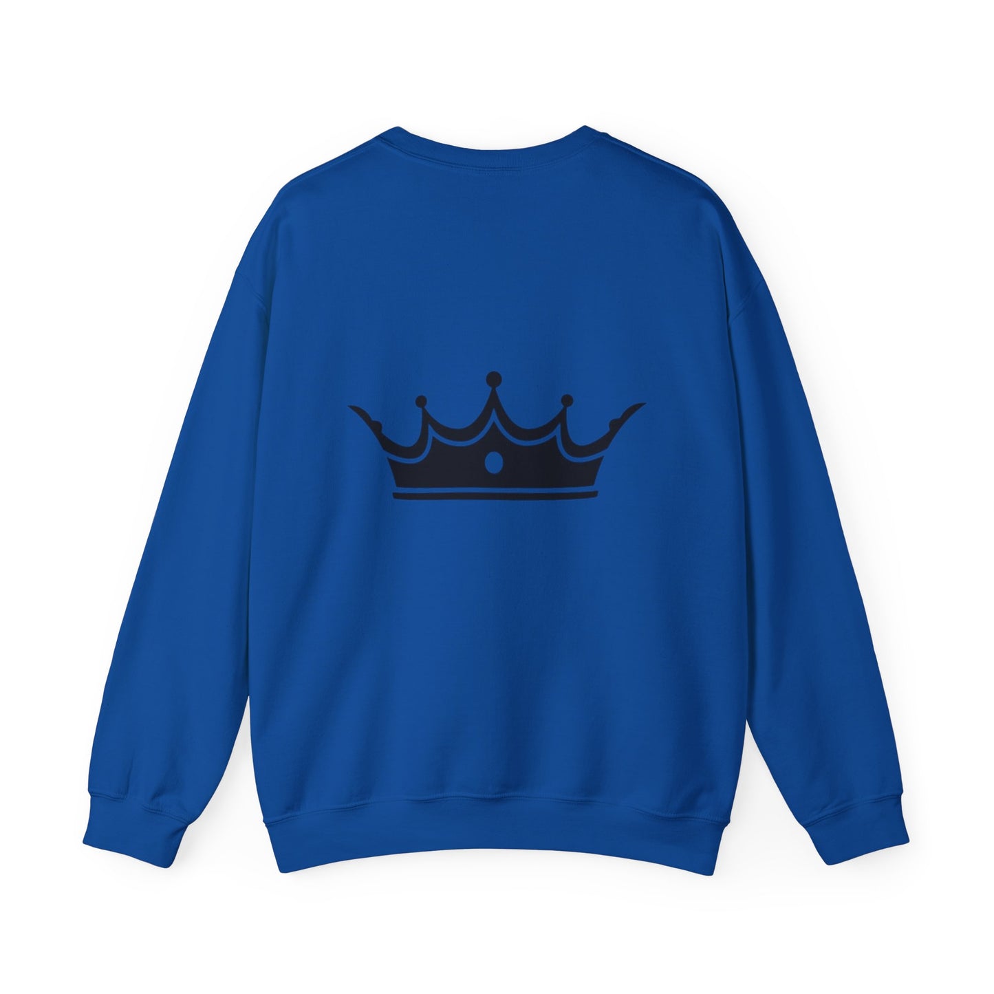 Crowned Comfort Crewneck Sweatshirt - Unisex Heavy Blend with Voltix Design