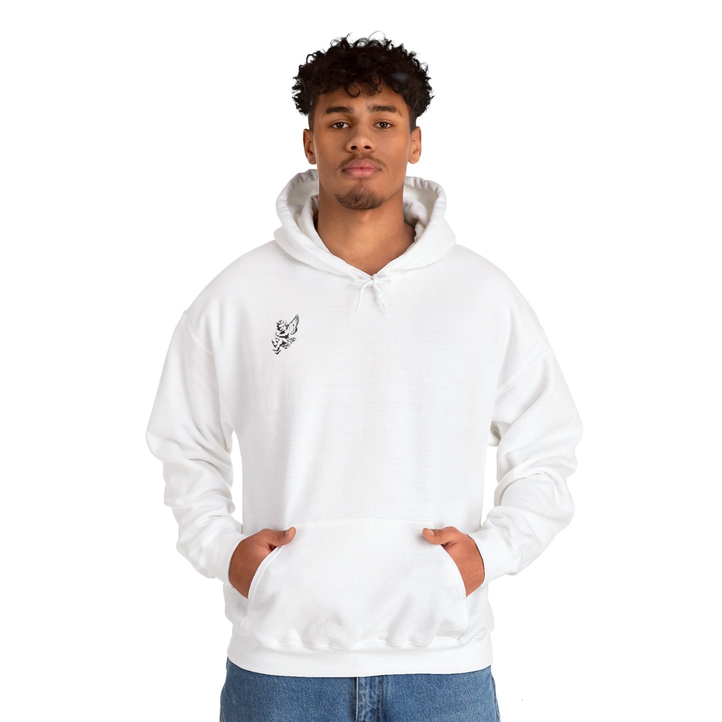 Copy of Casual Unisex Hoodie with Voltix Angel Graphic Design - Perfect for Everyday Wear