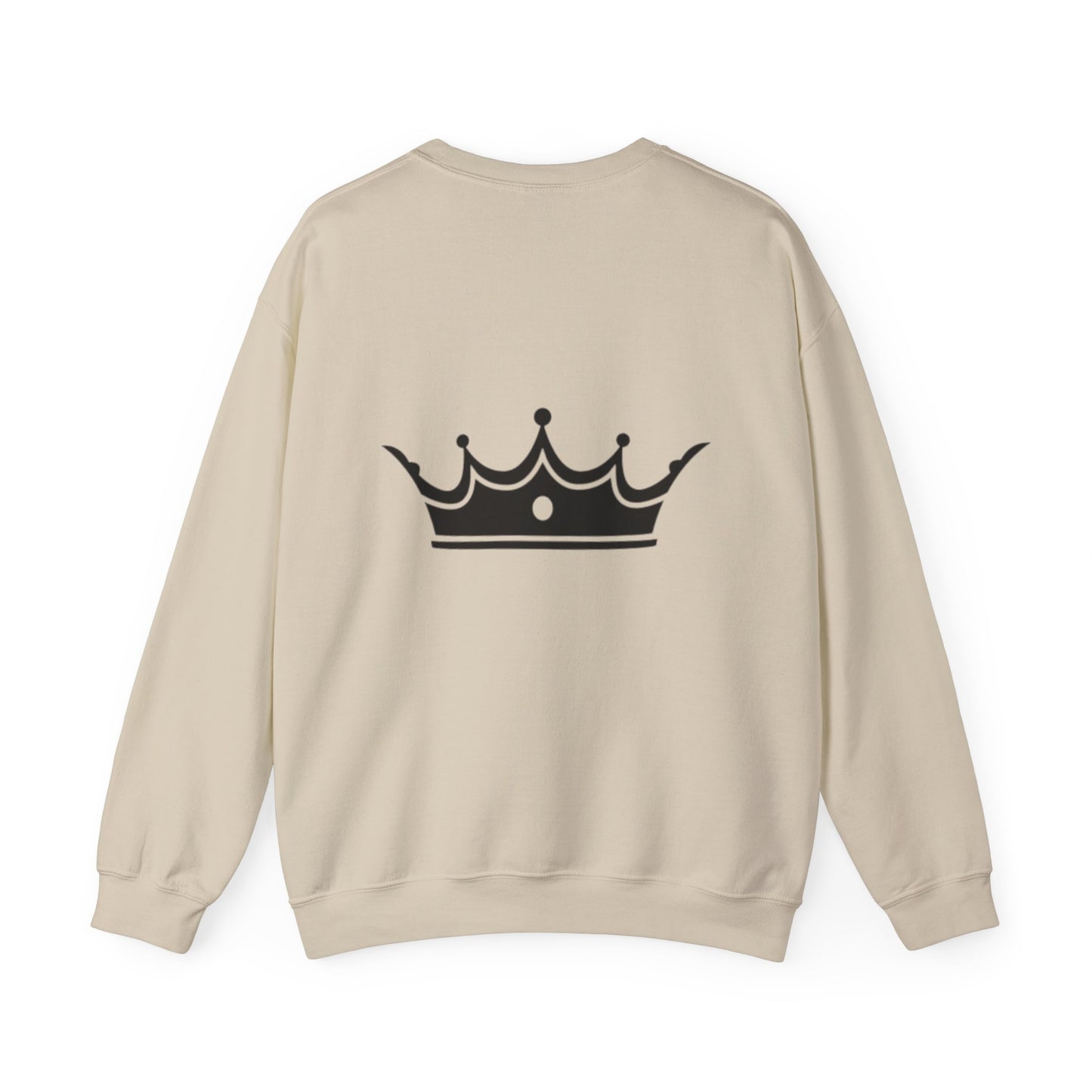 Crowned Comfort Crewneck Sweatshirt - Unisex Heavy Blend with Voltix Design