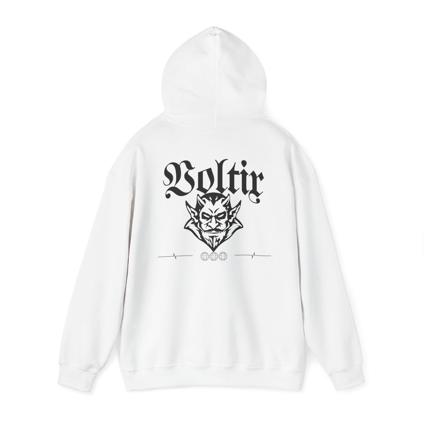 Unisex Hoodie with Voltix Devil Design - Cozy Streetwear for Bold Style