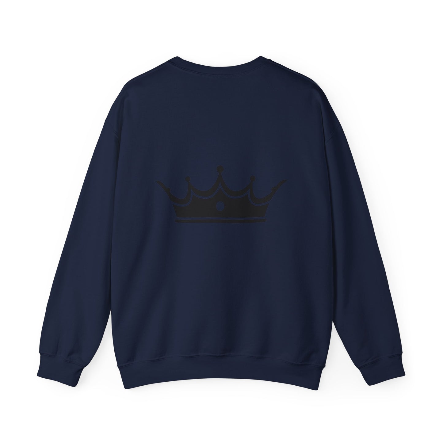 Crowned Comfort Crewneck Sweatshirt - Unisex Heavy Blend with Voltix Design