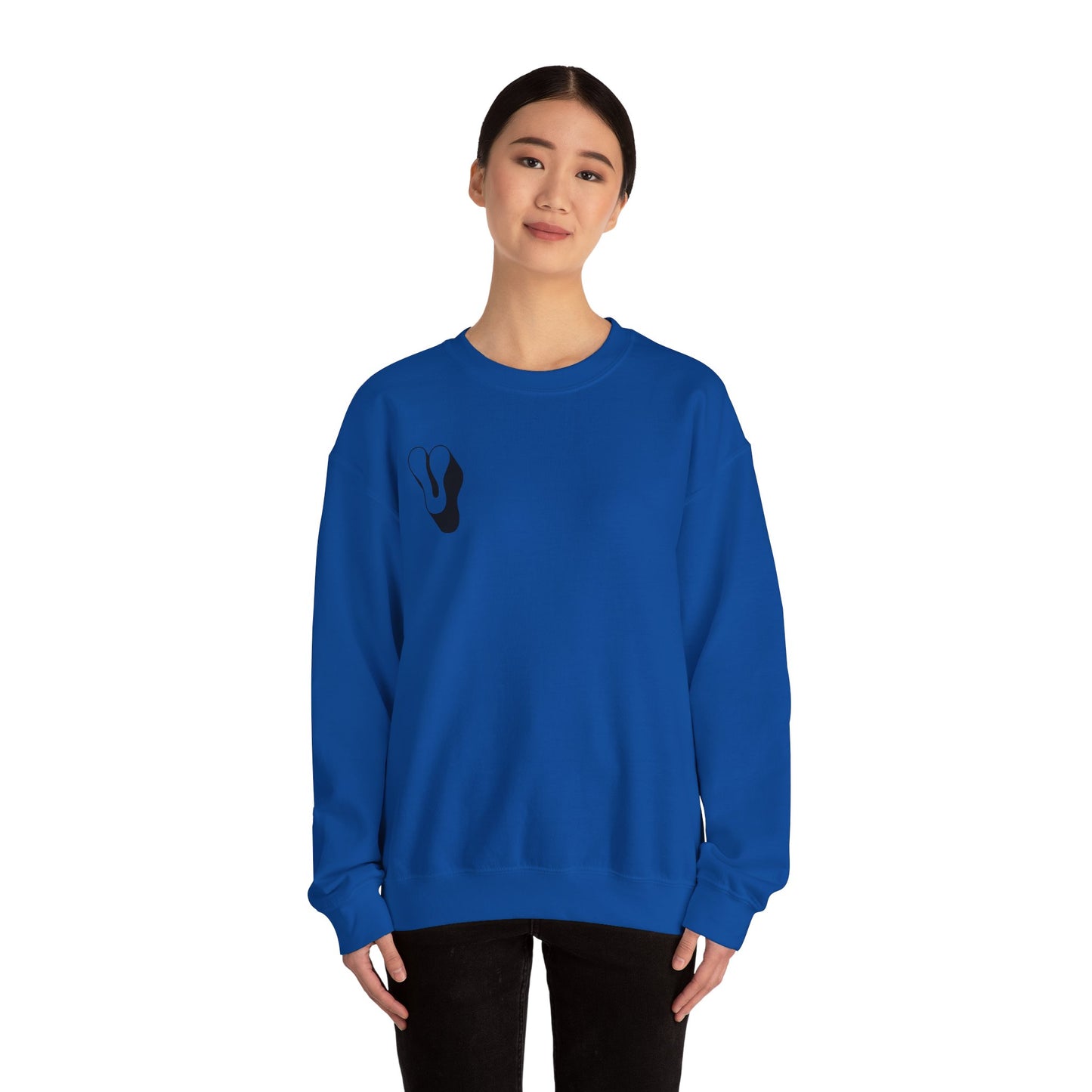 Unisex Heavy Blend™ Crewneck Sweatshirt - VOLTIX Graphic Design, Casual Comfort for Everyday Wear