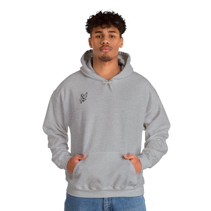 Copy of Casual Unisex Hoodie with Voltix Angel Graphic Design - Perfect for Everyday Wear