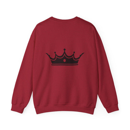 Crowned Comfort Crewneck Sweatshirt - Unisex Heavy Blend with Voltix Design