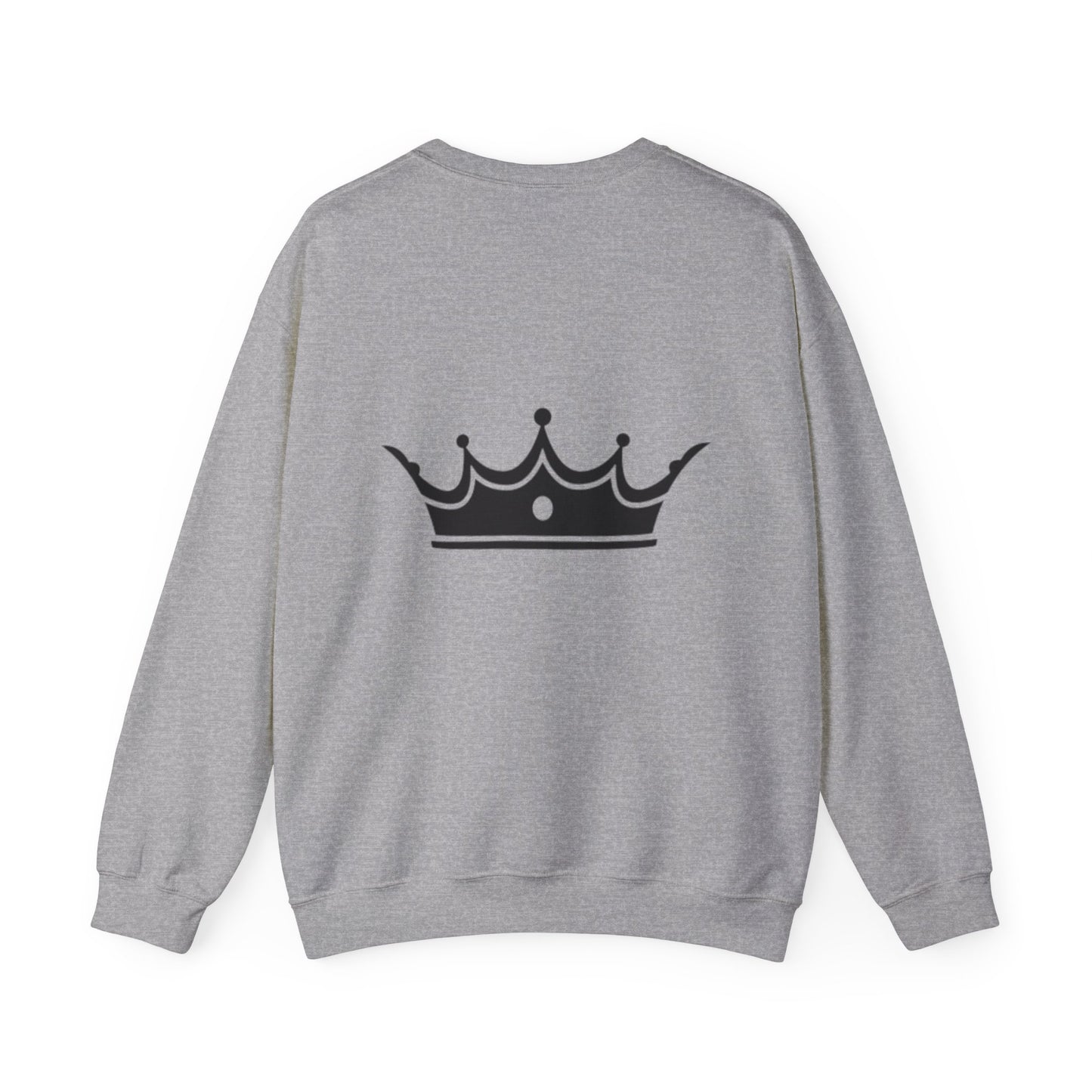 Crowned Comfort Crewneck Sweatshirt - Unisex Heavy Blend with Voltix Design