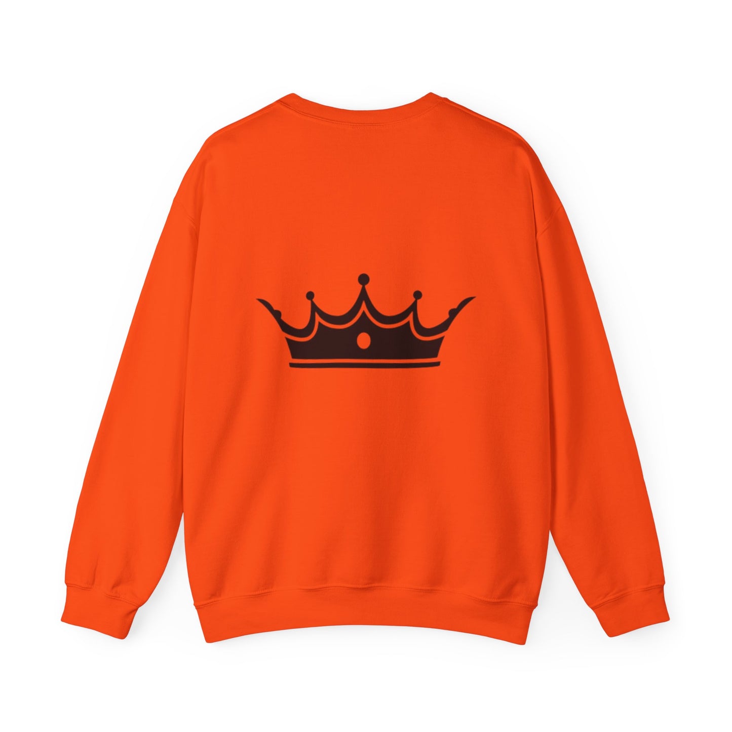 Crowned Comfort Crewneck Sweatshirt - Unisex Heavy Blend with Voltix Design