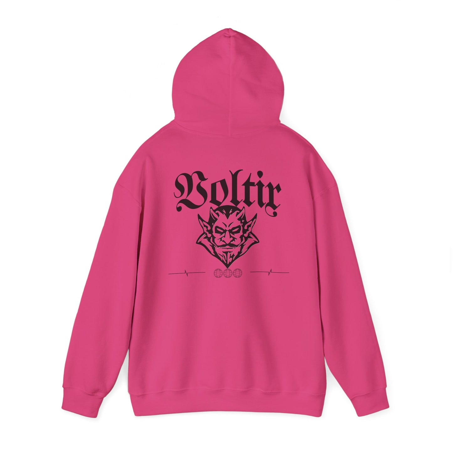 Unisex Hoodie with Voltix Devil Design - Cozy Streetwear for Bold Style