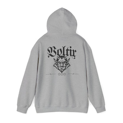 Unisex Hoodie with Voltix Devil Design - Cozy Streetwear for Bold Style