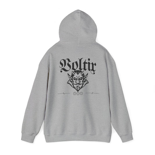 Unisex Hoodie with Voltix Devil Design - Cozy Streetwear for Bold Style