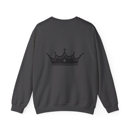 Crowned Comfort Crewneck Sweatshirt - Unisex Heavy Blend with Voltix Design