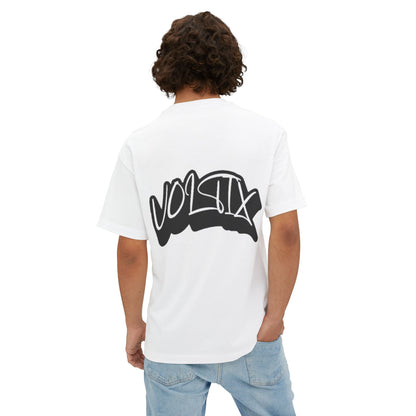 Trendy Voltix Unisex Oversized Boxy Tee with Urban Graffiti Design